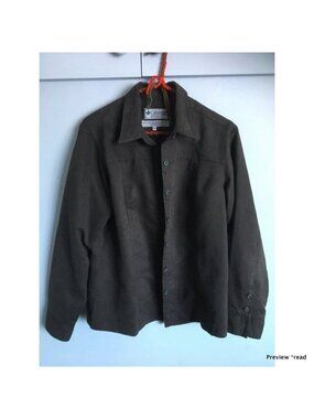 Columbia Men's Brown Button-Front Jacket